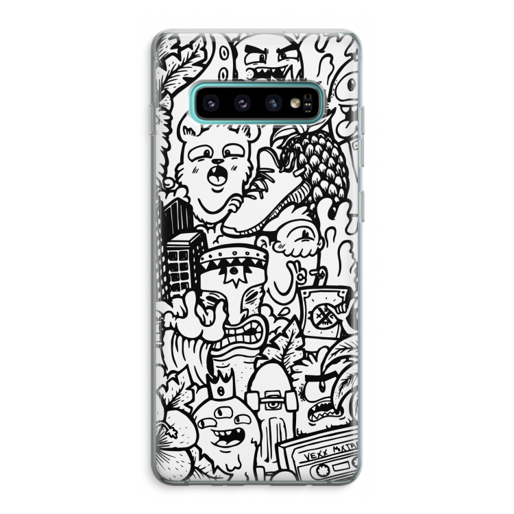 Vexx Mixtape #2: Samsung Galaxy S10 Plus Transparant Hoesje