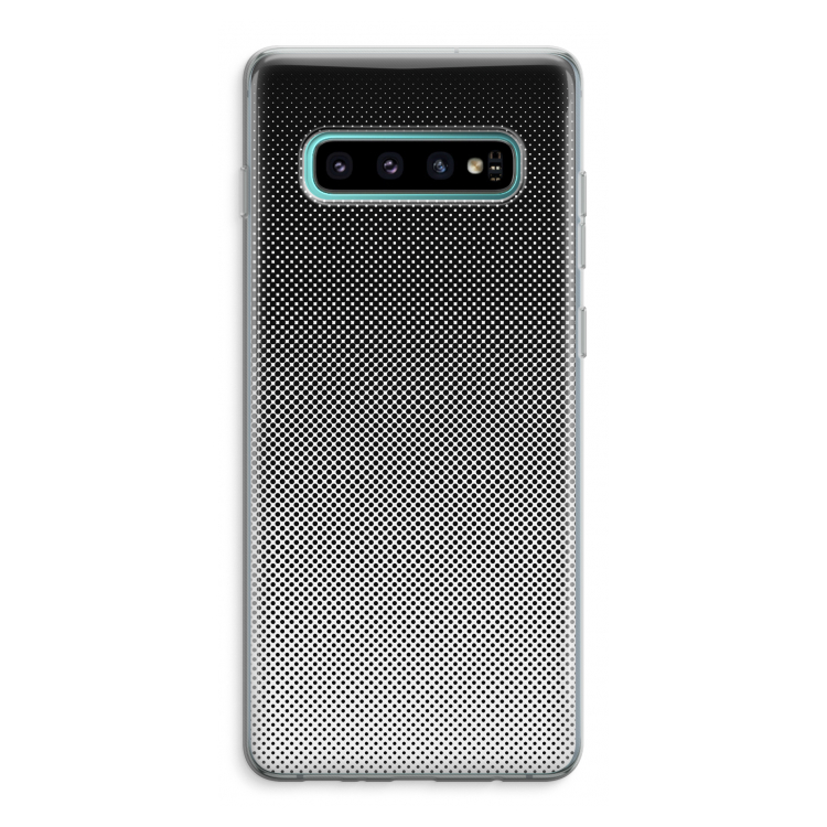 Musketon Halftone: Samsung Galaxy S10 Plus Transparant Hoesje