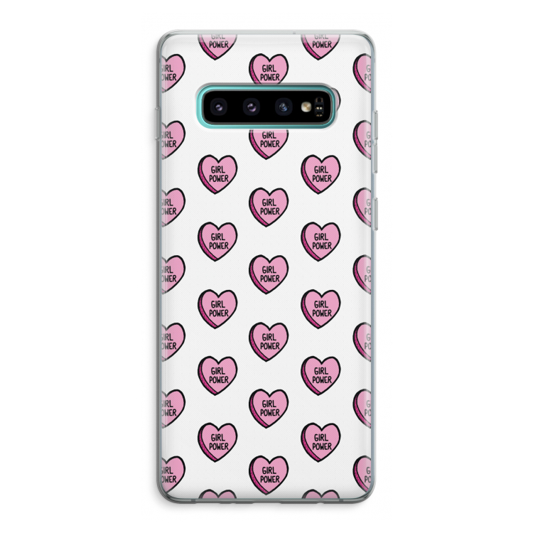 GIRL POWER: Samsung Galaxy S10 Plus Transparant Hoesje