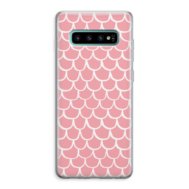 Dakpannetjes: Samsung Galaxy S10 Plus Transparant Hoesje