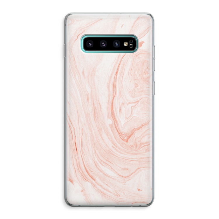 Peach bath: Samsung Galaxy S10 Plus Transparant Hoesje