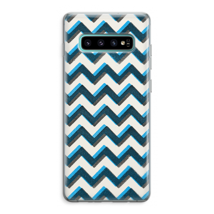 Onderbroken lijn: Samsung Galaxy S10 Plus Transparant Hoesje