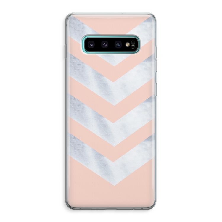 Marmeren pijlen: Samsung Galaxy S10 Plus Transparant Hoesje