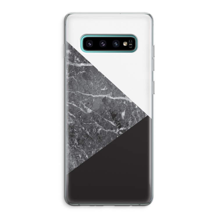 Combinatie marmer: Samsung Galaxy S10 Plus Transparant Hoesje