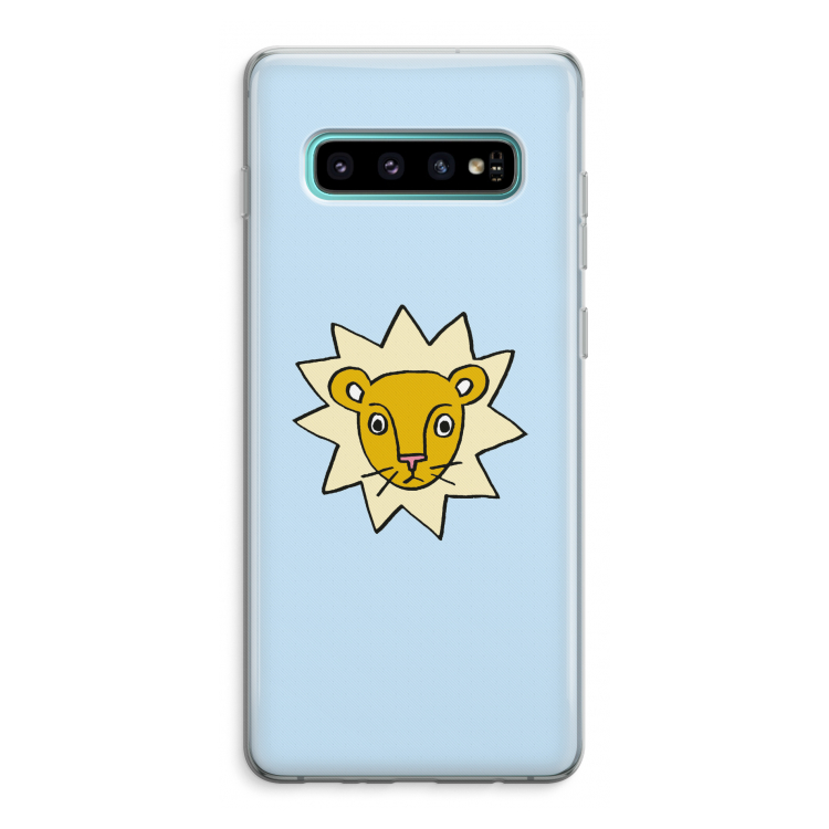 Kleine leeuw: Samsung Galaxy S10 Plus Transparant Hoesje