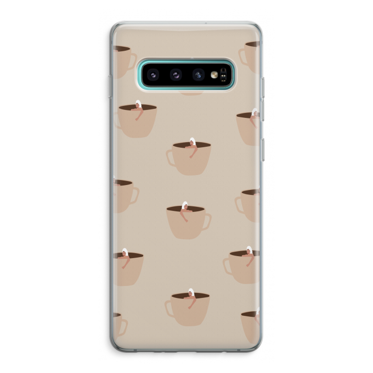 Morning coffee: Samsung Galaxy S10 Plus Transparant Hoesje