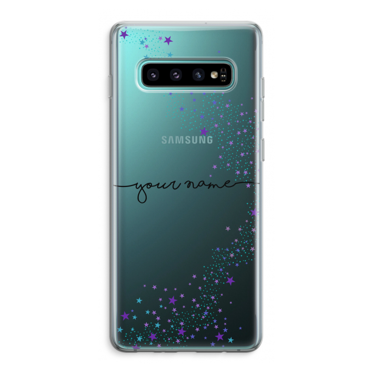Sterren: Samsung Galaxy S10 Plus Transparant Hoesje
