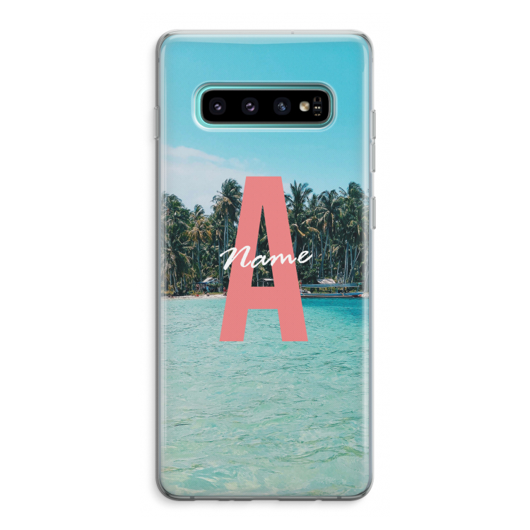 Pacific Dream: Samsung Galaxy S10 Plus Transparant Hoesje