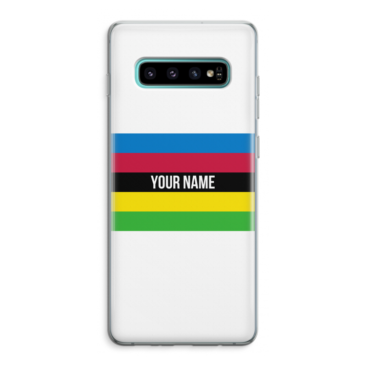 WK Wielrennen: Samsung Galaxy S10 Plus Transparant Hoesje
