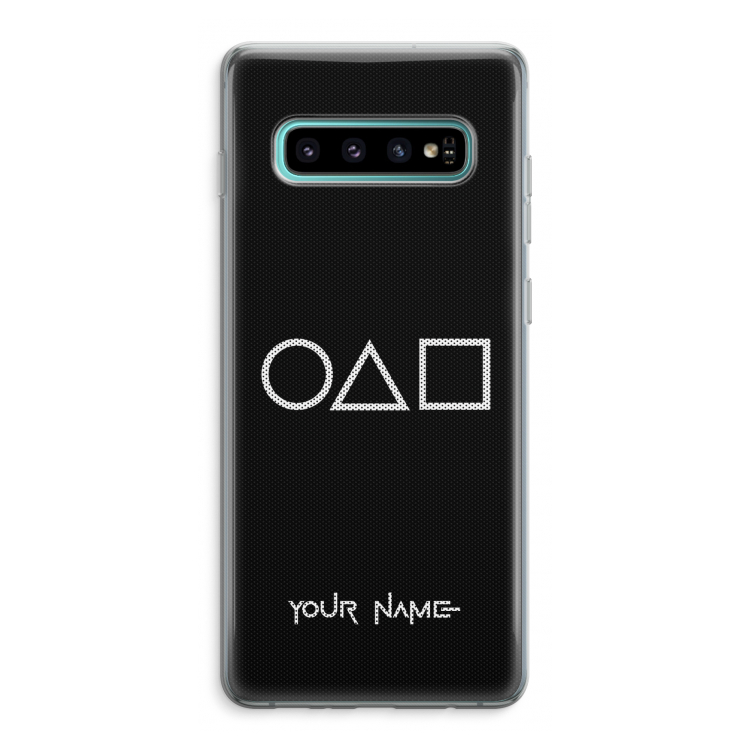 Squid Game: Samsung Galaxy S10 Plus Transparant Hoesje