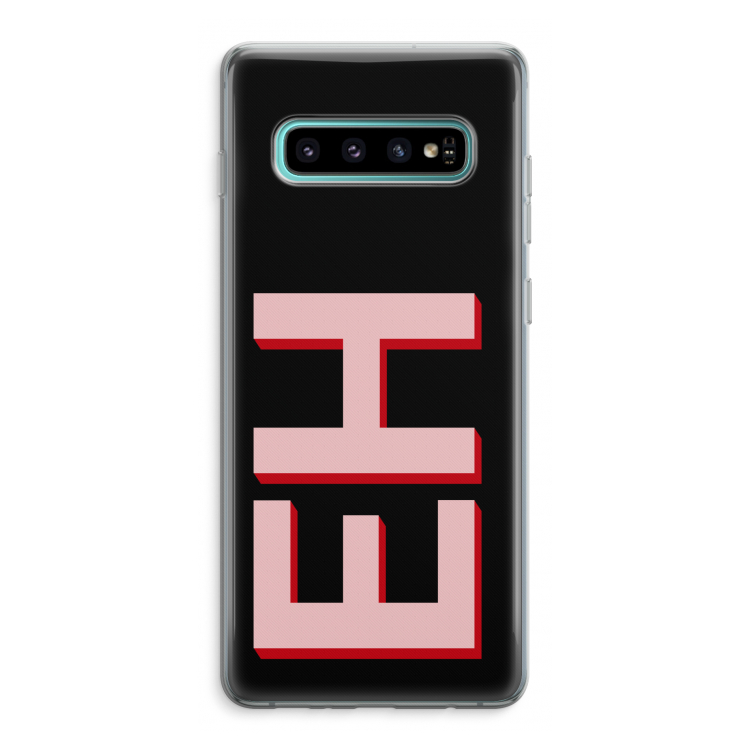 Monogram: Samsung Galaxy S10 Plus Transparant Hoesje