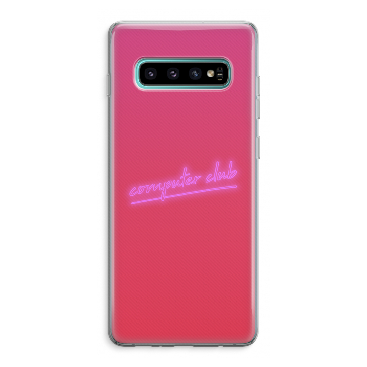 Vice Glow: Samsung Galaxy S10 Plus Transparant Hoesje