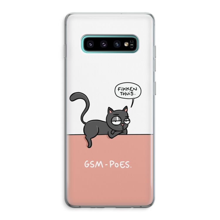 GSM poes: Samsung Galaxy S10 Plus Transparant Hoesje