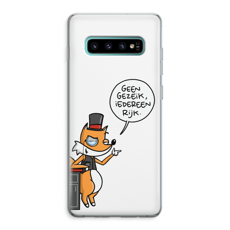 Geen Gezeik: Samsung Galaxy S10 Plus Transparant Hoesje
