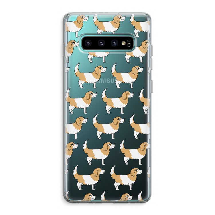 Doggy: Samsung Galaxy S10 Plus Transparant Hoesje