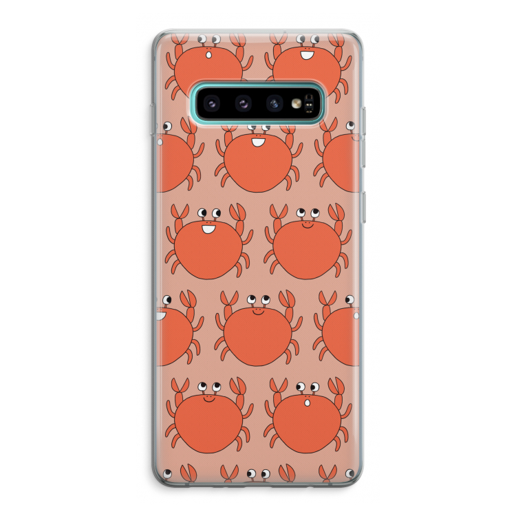 Krab: Samsung Galaxy S10 Plus Transparant Hoesje