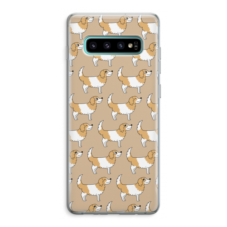 Doggy: Samsung Galaxy S10 Plus Transparant Hoesje