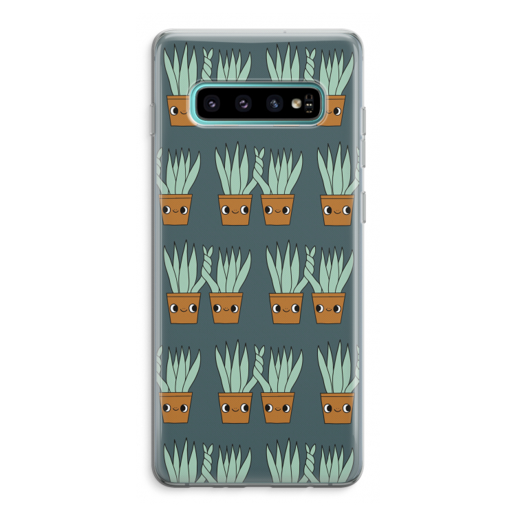 Sansevieria: Samsung Galaxy S10 Plus Transparant Hoesje