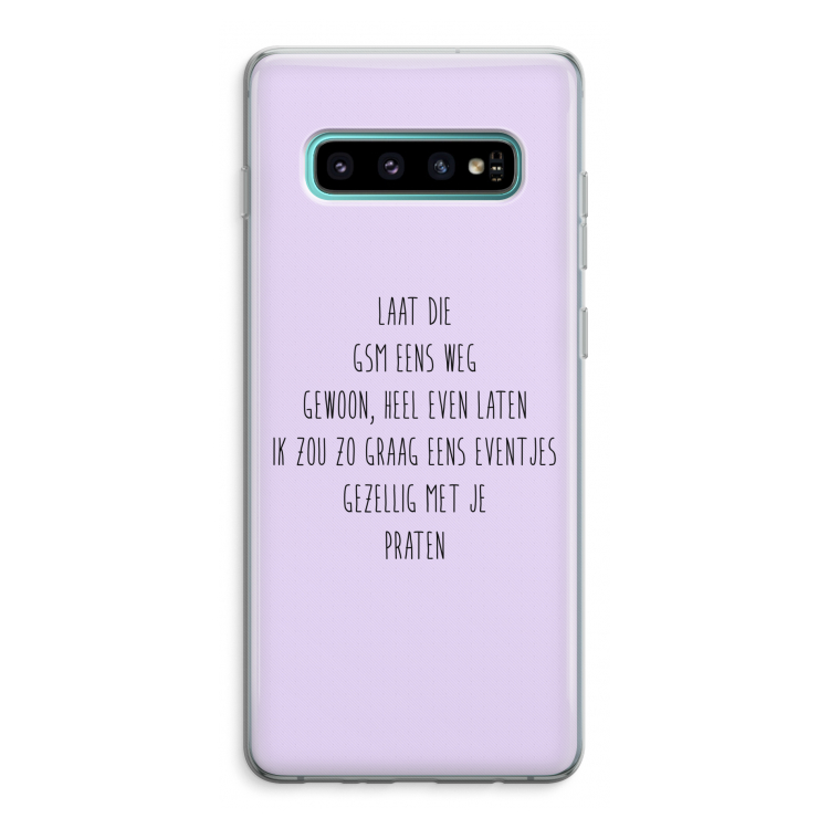 GSM: Samsung Galaxy S10 Plus Transparant Hoesje