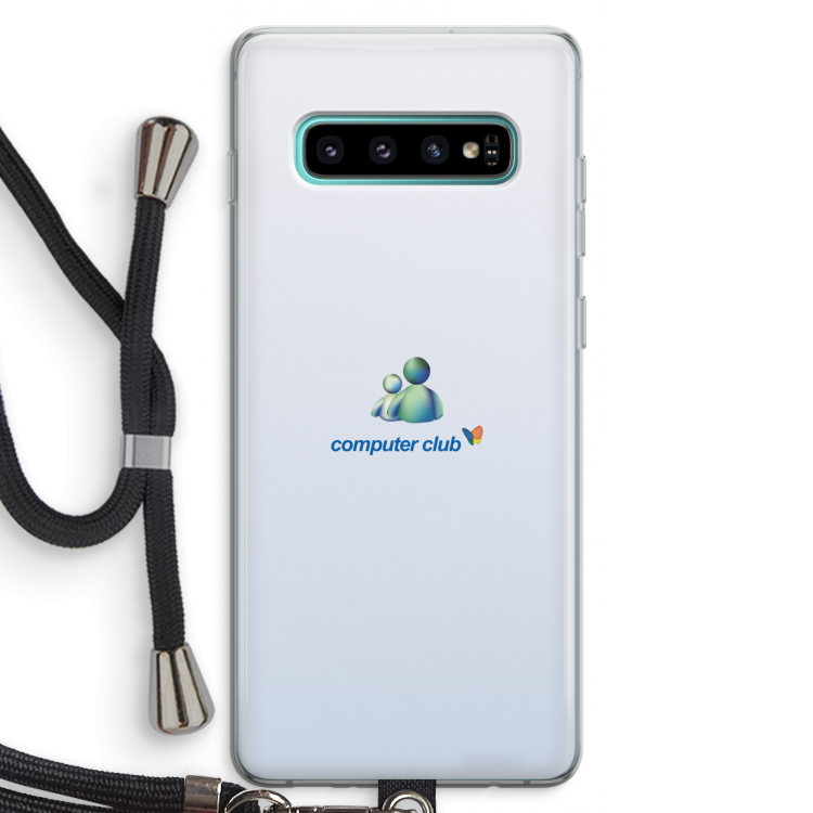 MSN: Samsung Galaxy S10 Plus Transparant Hoesje met koord