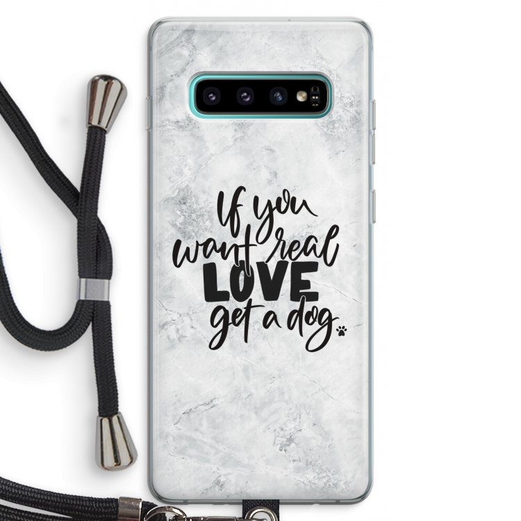 Partner in crime: Samsung Galaxy S10 Plus Transparant Hoesje met koord