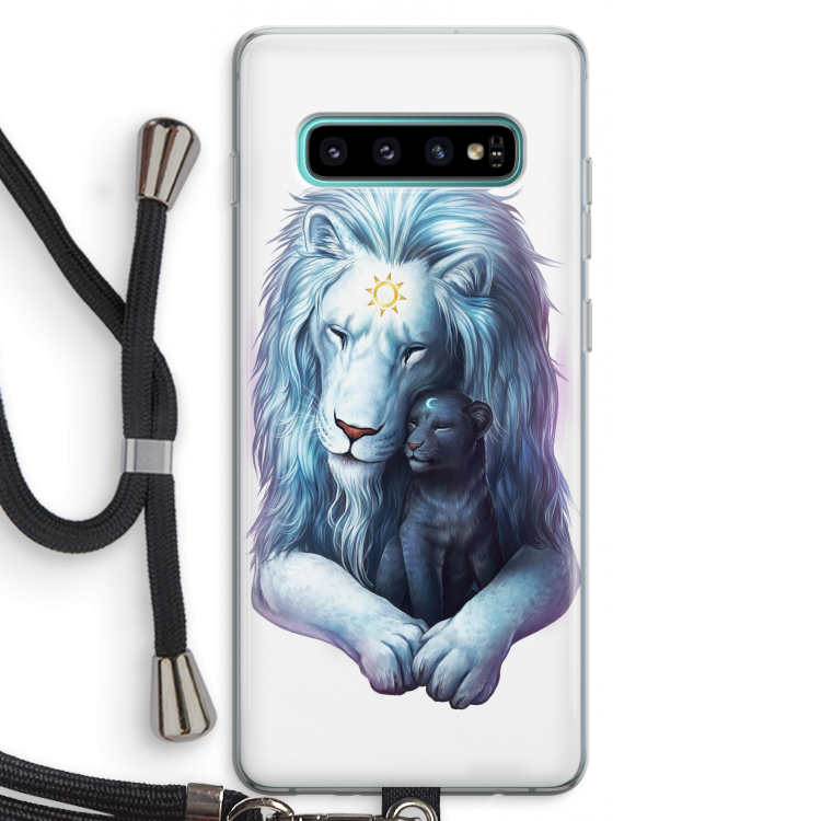 Child Of Light: Samsung Galaxy S10 Plus Transparant Hoesje met koord