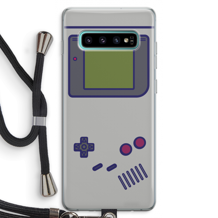 Game On: Samsung Galaxy S10 Plus Transparant Hoesje met koord