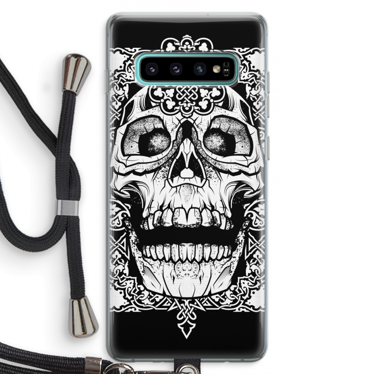 Seek & Destroy: Samsung Galaxy S10 Plus Transparant Hoesje met koord