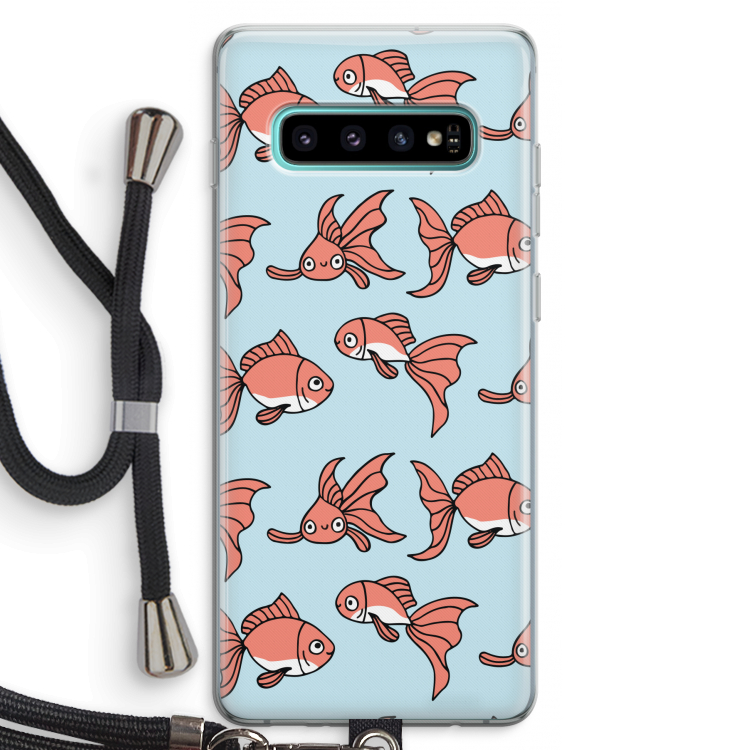 Blub: Samsung Galaxy S10 Plus Transparant Hoesje met koord