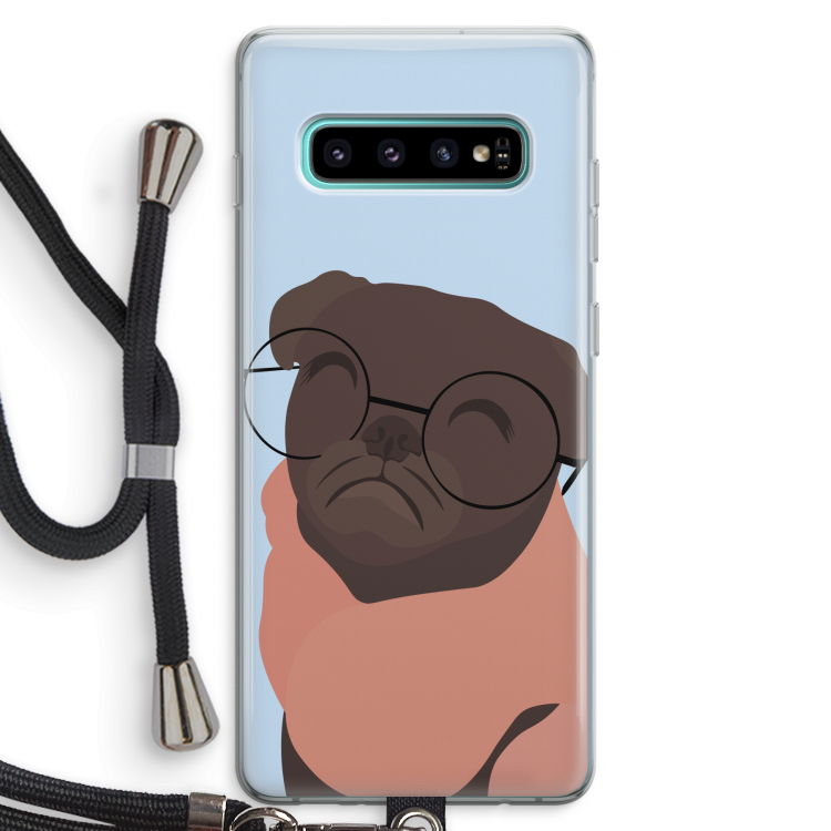 Ludo: Samsung Galaxy S10 Plus Transparant Hoesje met koord
