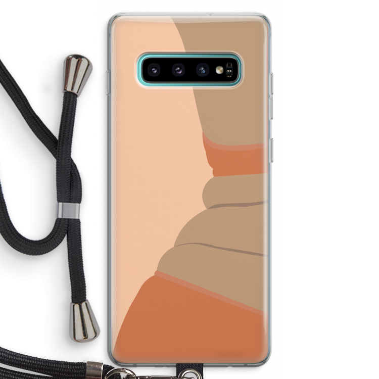 Bikini: Samsung Galaxy S10 Plus Transparant Hoesje met koord