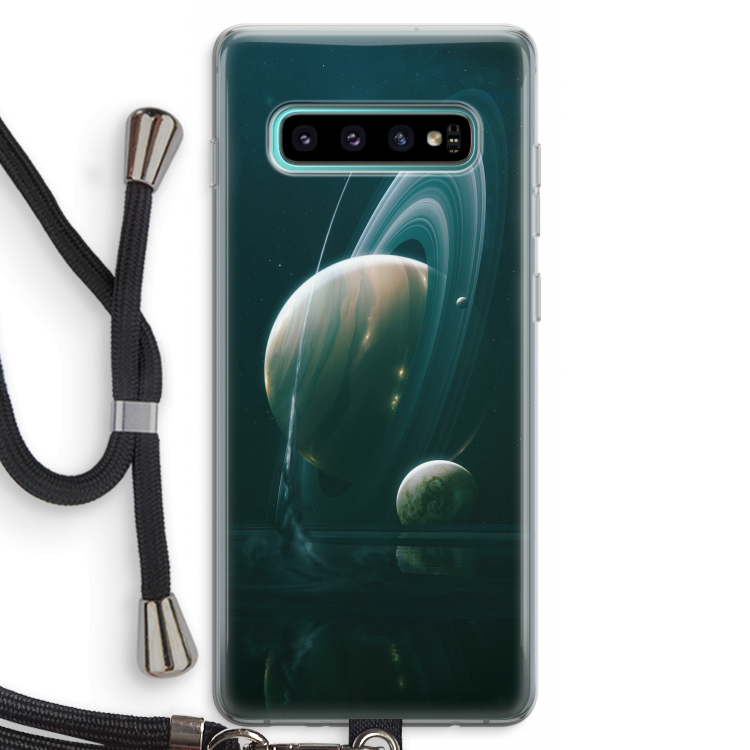 Mercurius: Samsung Galaxy S10 Plus Transparant Hoesje met koord