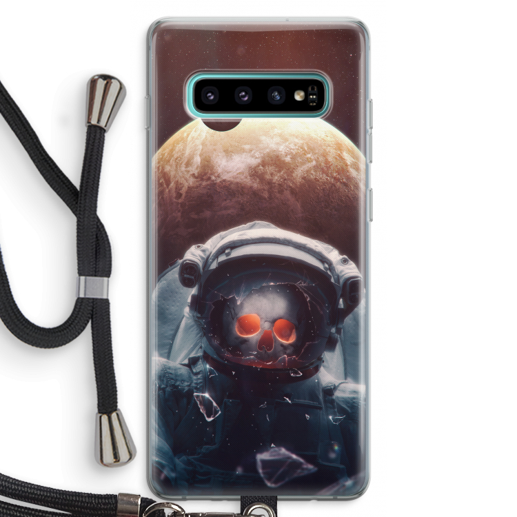 Voyager: Samsung Galaxy S10 Plus Transparant Hoesje met koord