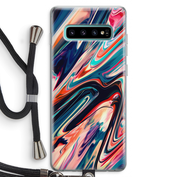 Quantum Being: Samsung Galaxy S10 Plus Transparant Hoesje met koord