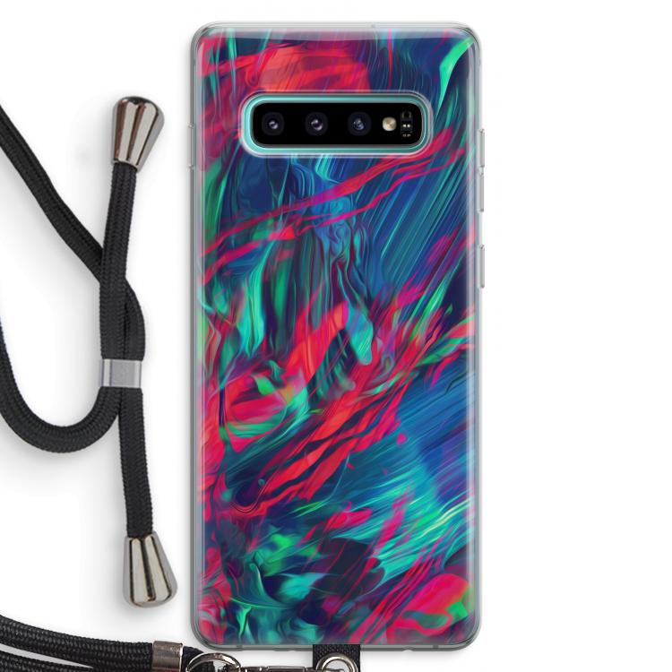 Pilgrims Of The Sea: Samsung Galaxy S10 Plus Transparant Hoesje met koord