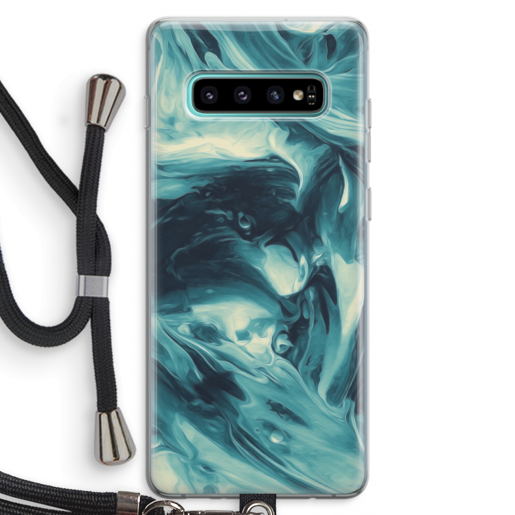 Dreaming About Whales: Samsung Galaxy S10 Plus Transparant Hoesje met koord