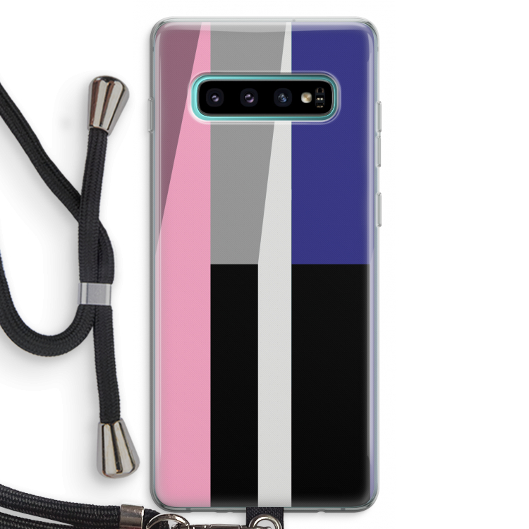 Gestalte 4: Samsung Galaxy S10 Plus Transparant Hoesje met koord