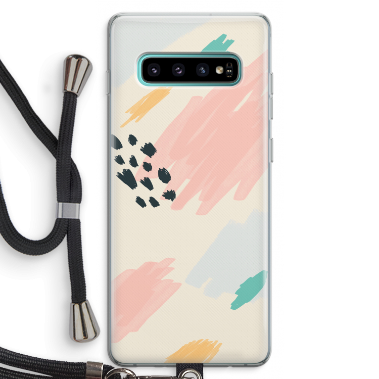 Sunday Chillings: Samsung Galaxy S10 Plus Transparant Hoesje met koord