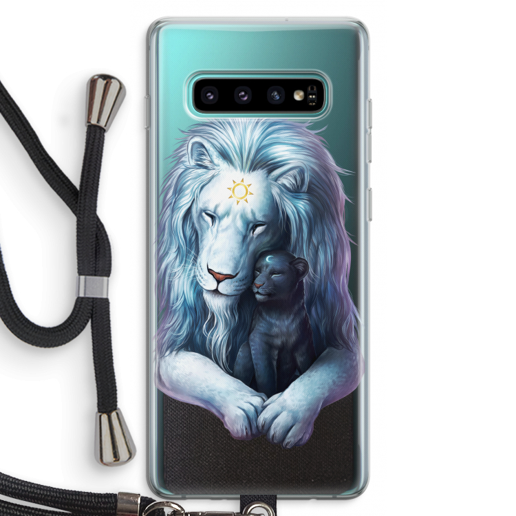 Child Of Light: Samsung Galaxy S10 Plus Transparant Hoesje met koord