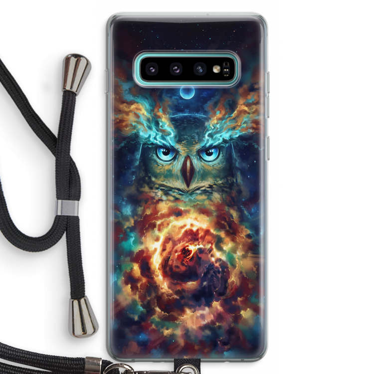 Aurowla: Samsung Galaxy S10 Plus Transparant Hoesje met koord