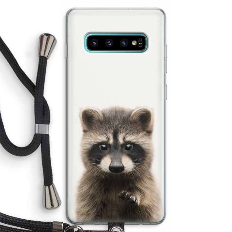 Rocco: Samsung Galaxy S10 Plus Transparant Hoesje met koord