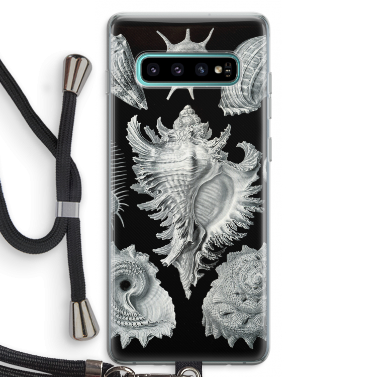 Haeckel Prosobranchia: Samsung Galaxy S10 Plus Transparant Hoesje met koord