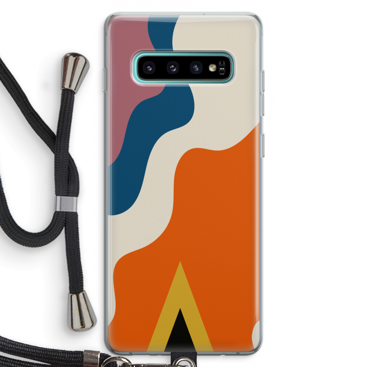 Noor A: Samsung Galaxy S10 Plus Transparant Hoesje met koord