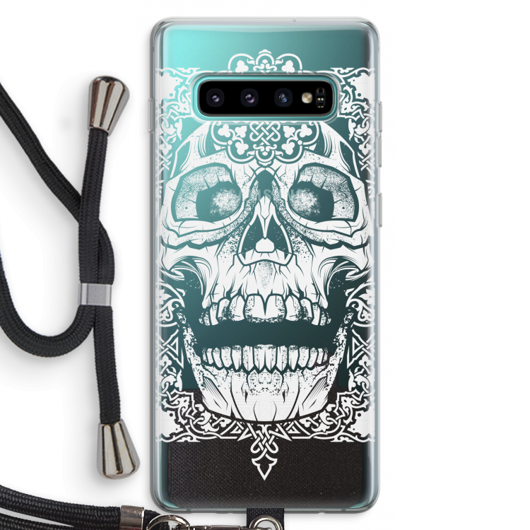 Seek & Destroy: Samsung Galaxy S10 Plus Transparant Hoesje met koord
