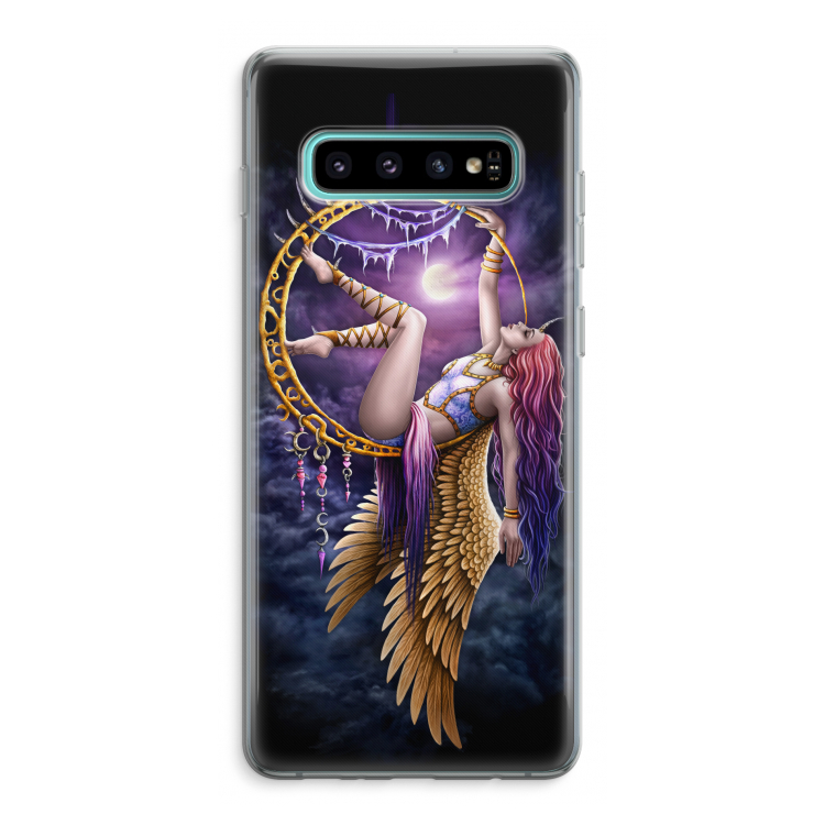 Aerial Angel: Samsung Galaxy S10 Plus Transparant Hoesje