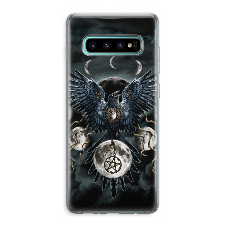 Sinister Wings: Samsung Galaxy S10 Plus Transparant Hoesje