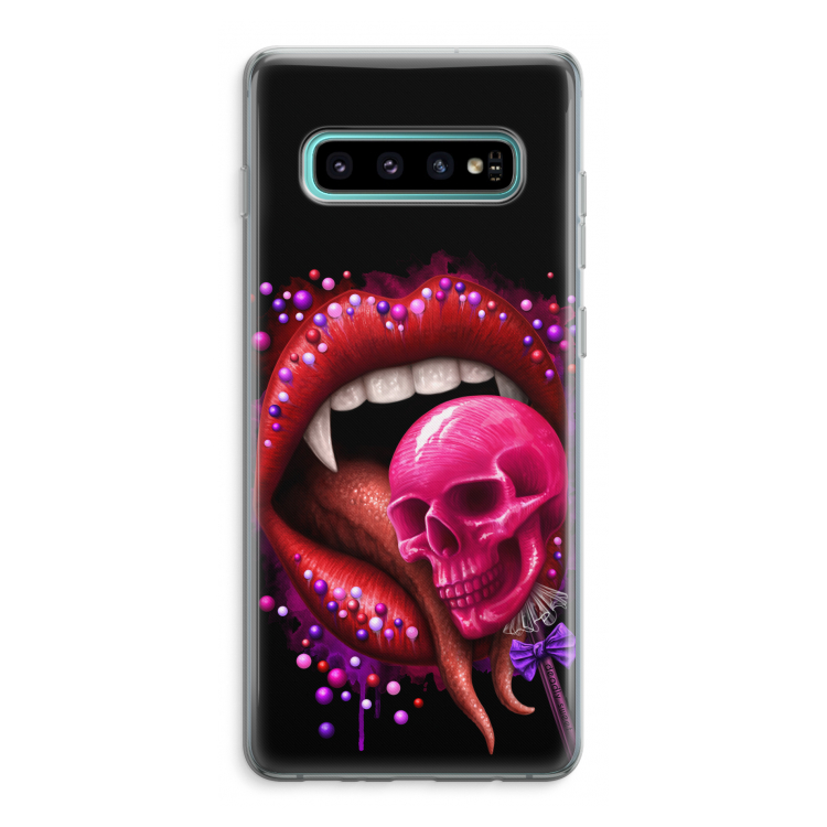 Dodelijk zoet: Samsung Galaxy S10 Plus Transparant Hoesje