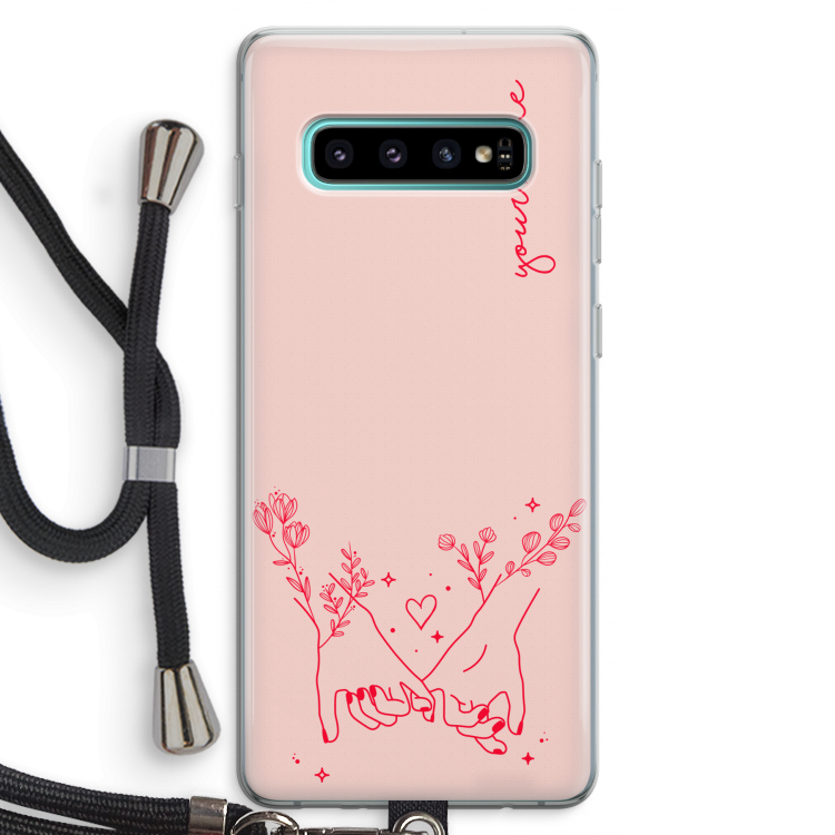 Best Friends: Samsung Galaxy S10 Plus Transparant Hoesje met koord