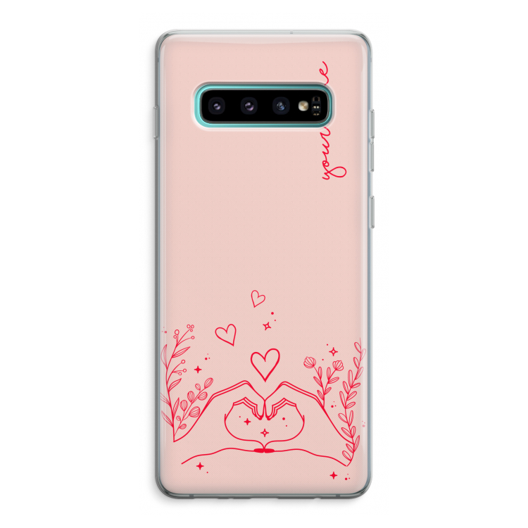 Love is in the air: Samsung Galaxy S10 Plus Transparant Hoesje