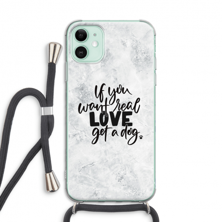 Partner in crime: iPhone 11 Transparant Hoesje met koord